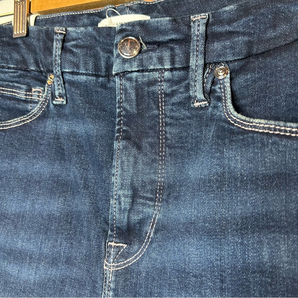 New Good American Good Legs Crop High Waits Jeans Size 27/4 - Picture 6 of 10